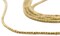 The Bead Chest Brass Heishi Beads – 1.5mm Ethiopian Metal Spacers, Full Strand for Jewelry Making I Approximately 450-540 Beads